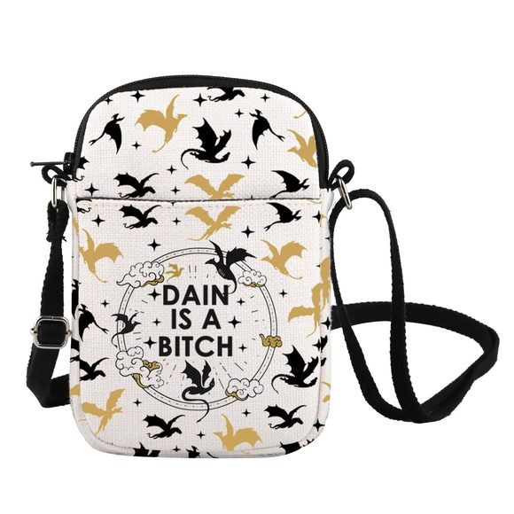 Fourth W Crossboby Bag Fw Merch Dragon Rider Fans Gift 4Th Wing Book :v - Picture 1 of 7